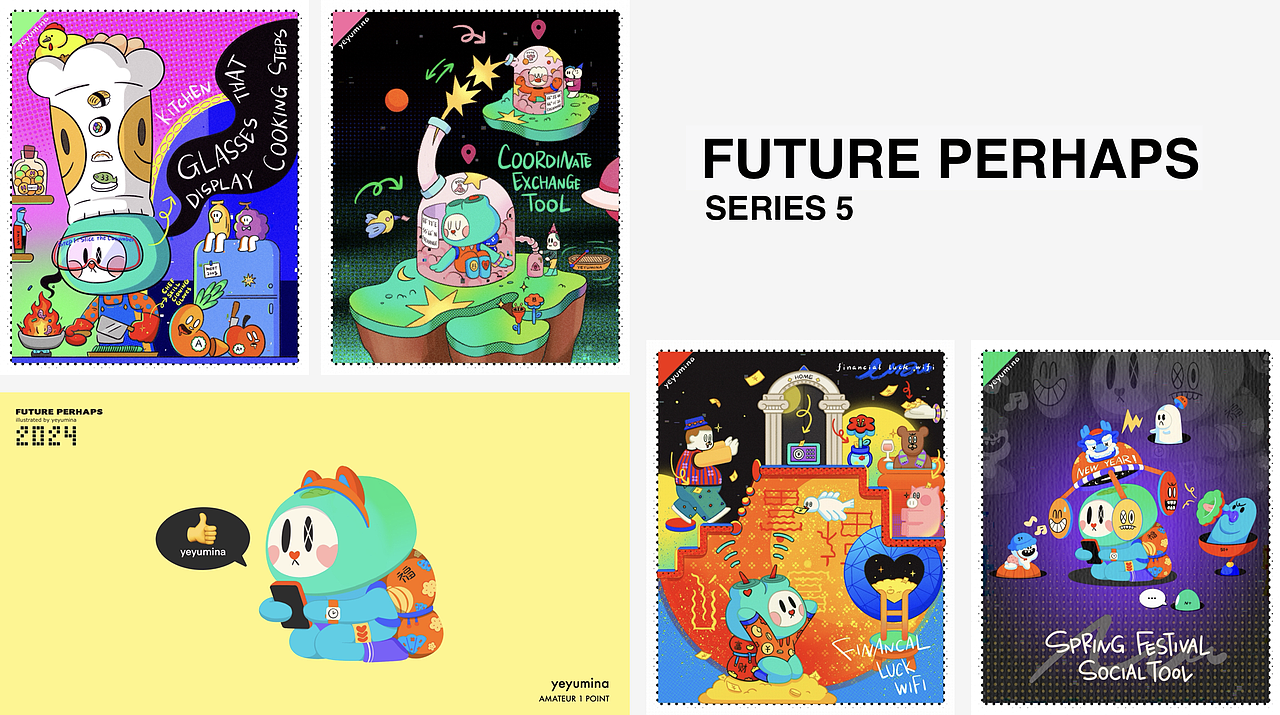 100张酷炫插画:新锐潮流艺术的无限可能!作品集