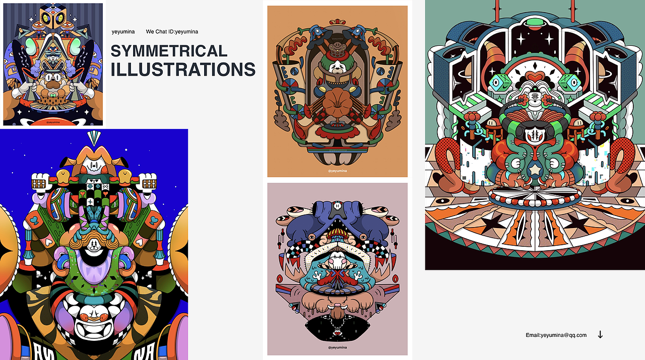 100张酷炫插画:新锐潮流艺术的无限可能!作品集