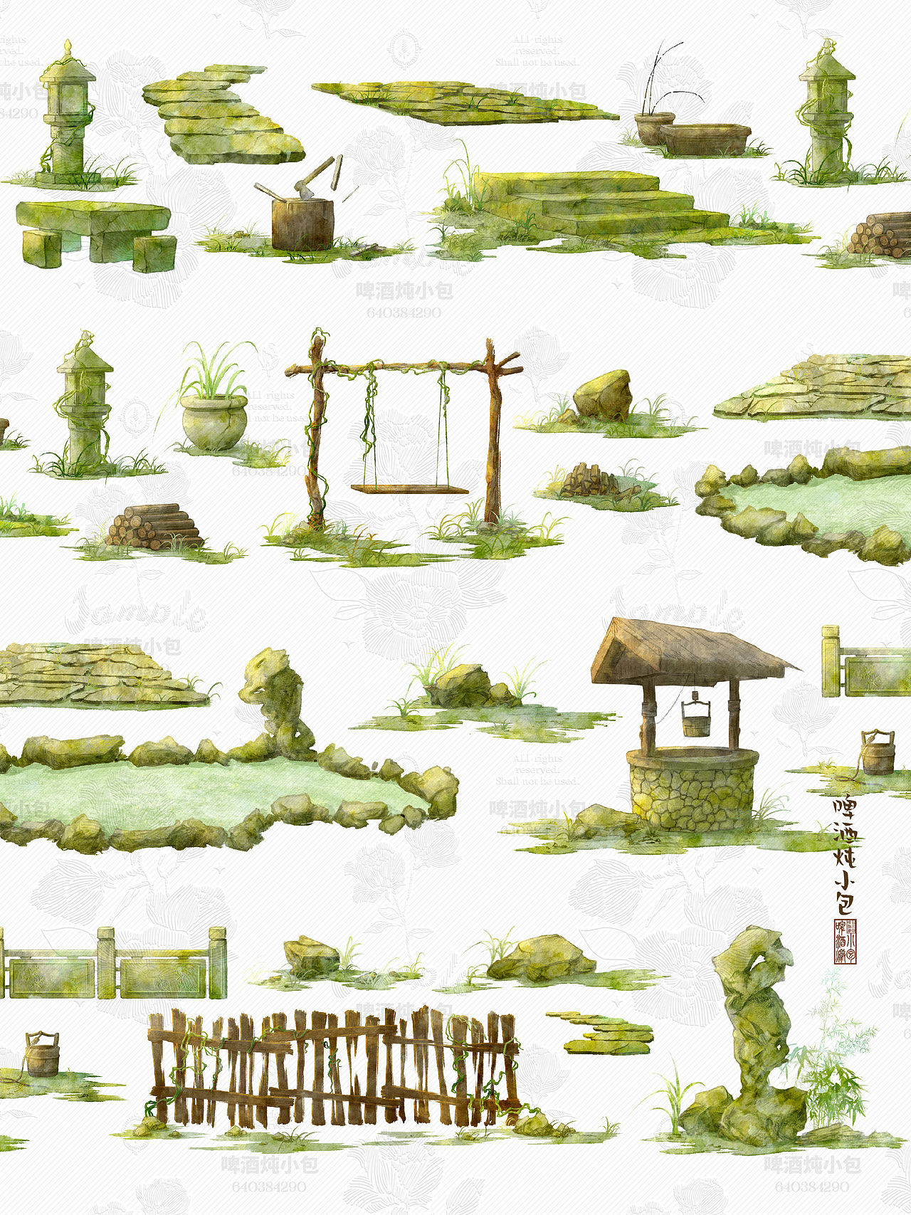 胶带-闲碎院景（图ZMzc4NDQxODcy） - 创作习作 - 站酷设计师啤酒炖小包原创素材 - 站酷ZCOOL