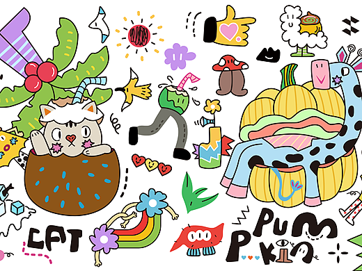 椰子猫和南瓜鹿