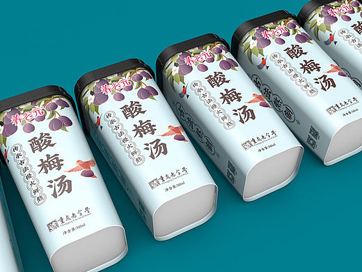 酸梅汤包装设计\食品包装设计\插画包装设计\产品包装