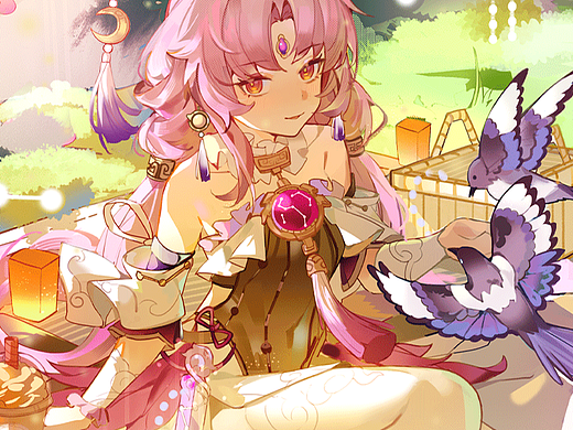 《崩坏:星穹铁道》符玄同人-插画创作