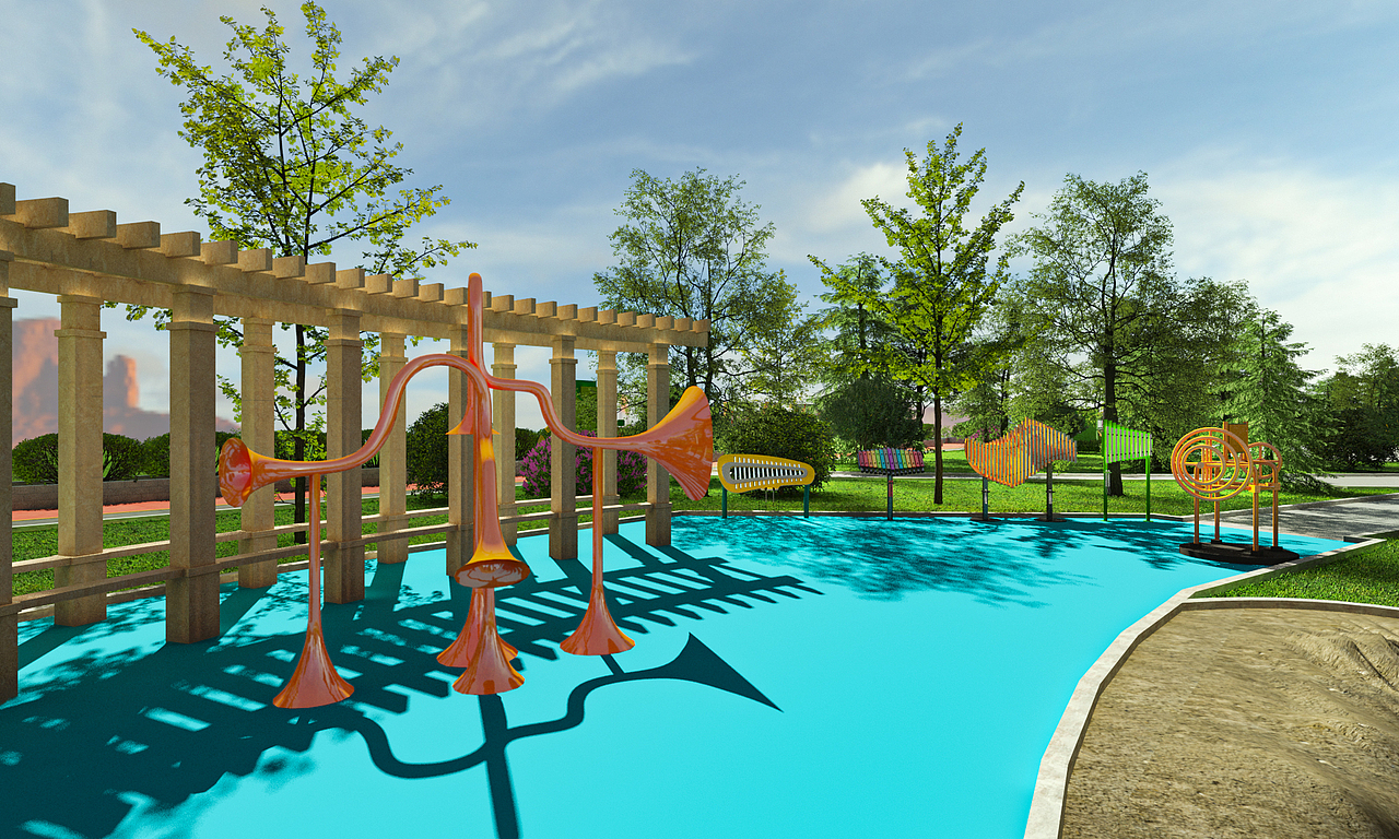 内蒙的一个公园,过程稿