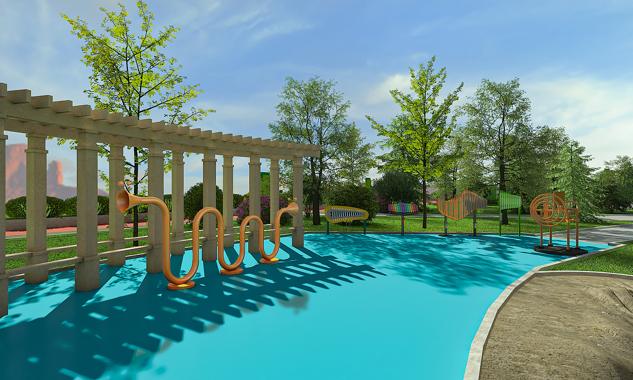 内蒙的一个公园,过程稿