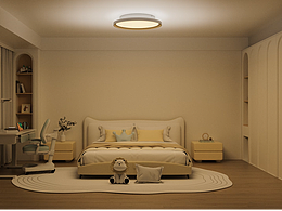 吸顶灯三维动画