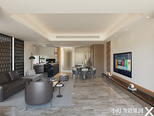 现代家装客厅