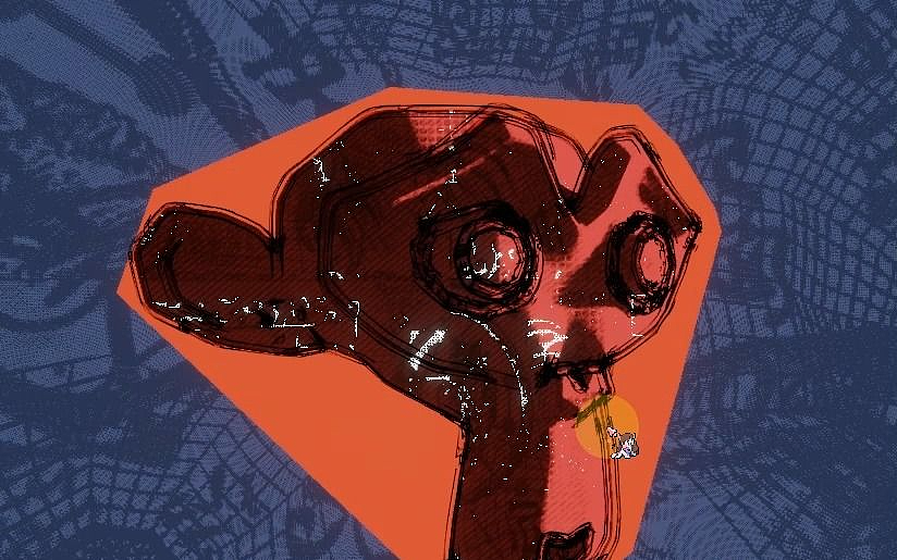 blender/eevee 猴头风格化材质练习（图ZMzc4NDk0Mzcy） - 动画/影视 - 站酷设计师琲木原创素材 - 站酷ZCOOL