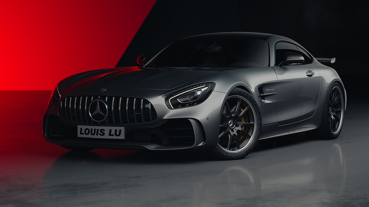 Benz AMG GT-R -CGI（图ZMzc4NDk1NjU2） - 机械/交通 - 站酷设计师鹿笙Louis_Lu原创素材 - 站酷ZCOOL