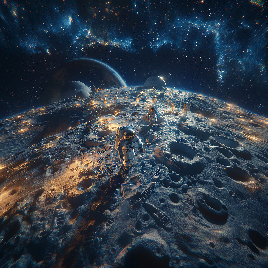 《皮克斯生活》探月（图ZMzc4NDk2NTky） - AI作品 - 站酷设计师蹦跶的小鲁班原创素材 - 站酷ZCOOL