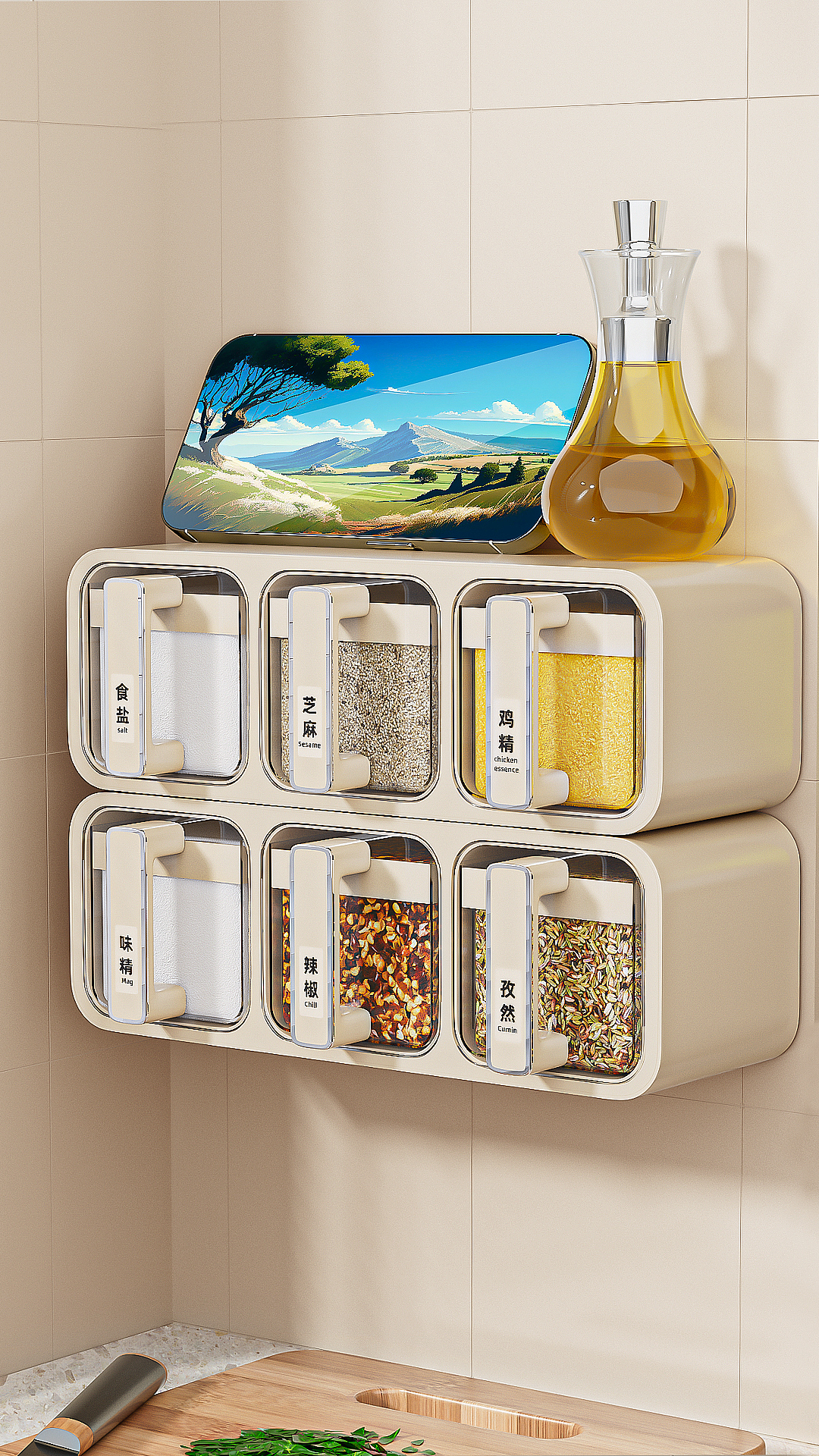 挂壁式调料盒（图ZMzc4NTA4Njc2） - 产品 - 站酷设计师百搭o原创素材 - 站酷ZCOOL
