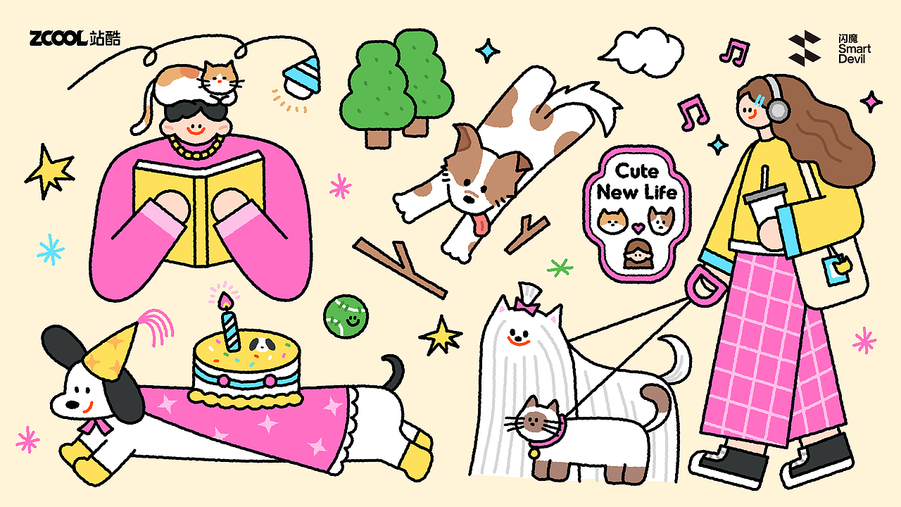 闪魔 - cute new life！