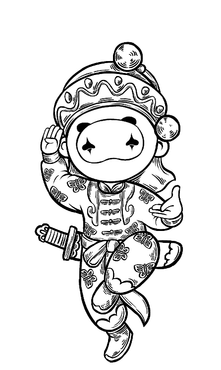 丑行又叫小花脸、三花脸。包括文丑:伶俐风趣或阴险狡黠的角色。武丑:精明干练而风趣幽默的豪杰义士。