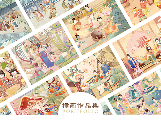 商业插画合集-合作案例