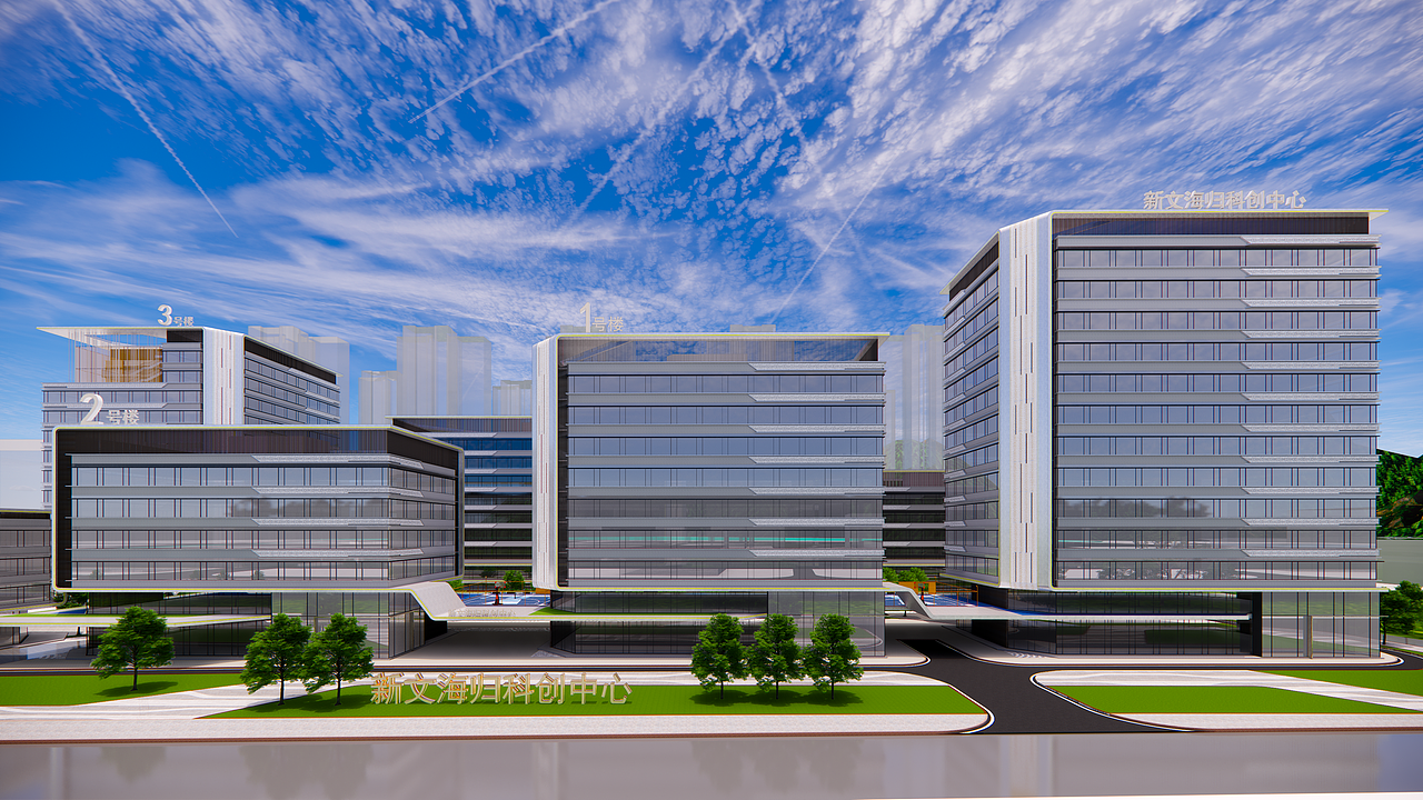 【写字楼标识设计】附视频