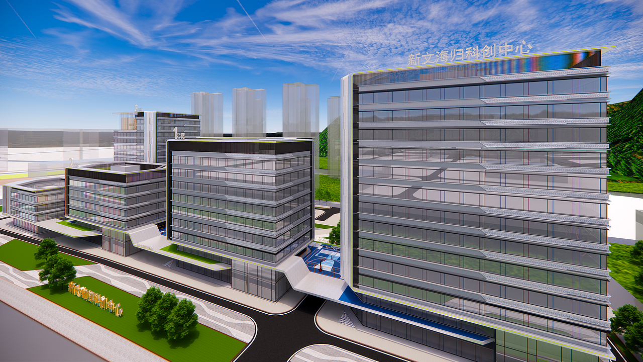 【写字楼标识设计】附视频