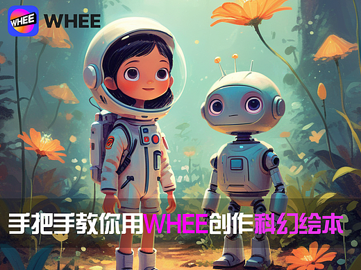 手把手教你用WHEE创作科幻绘本