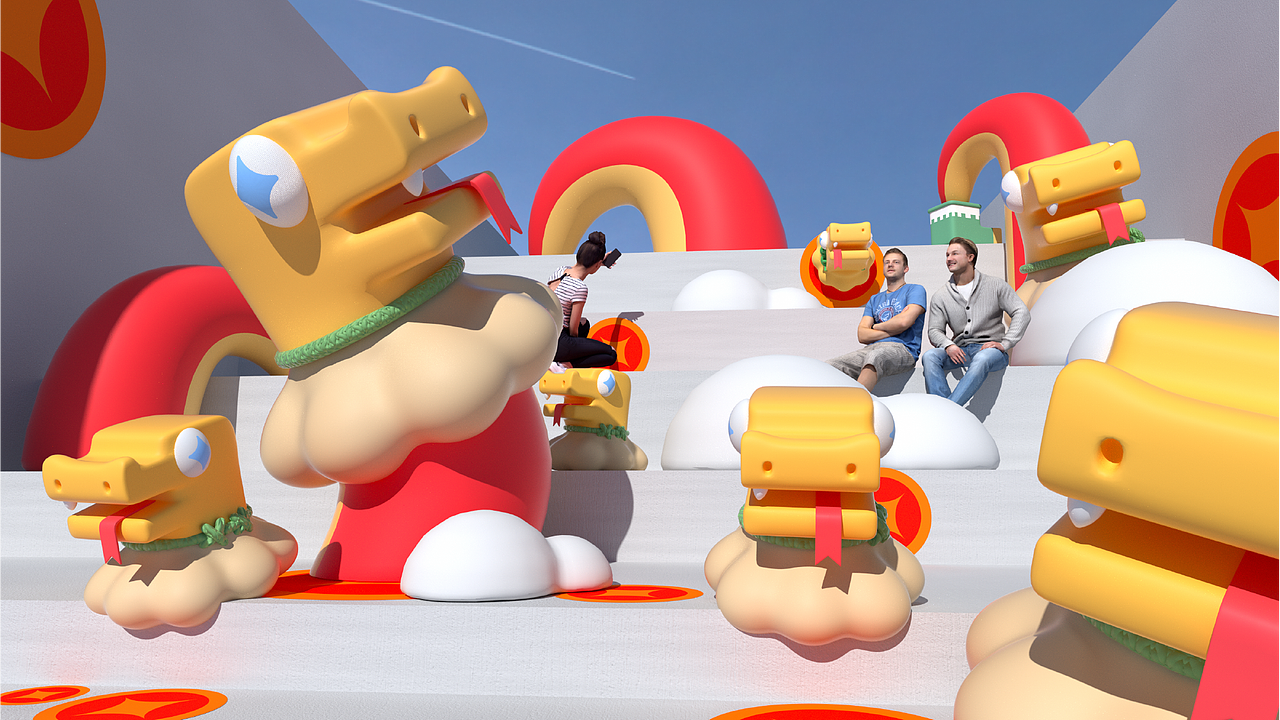 2025蛇年IP双旦商场新年圣诞美陈展-有灵气-灵灵蛇