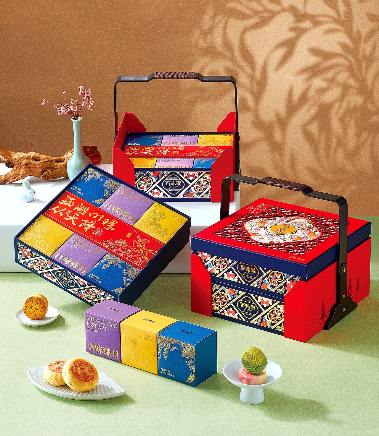 百味聚×博狮 | 追迹杭城 礼颂团圆（图ZMzc4NTcwNDIw） - 包装 - 站酷设计师博狮品牌设计原创素材 - 站酷ZCOOL