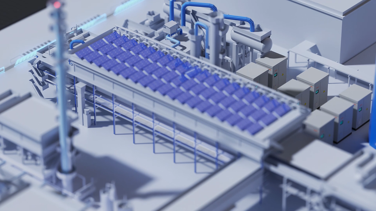 独立个人制作CGI动画工商储高压机架式宣传片