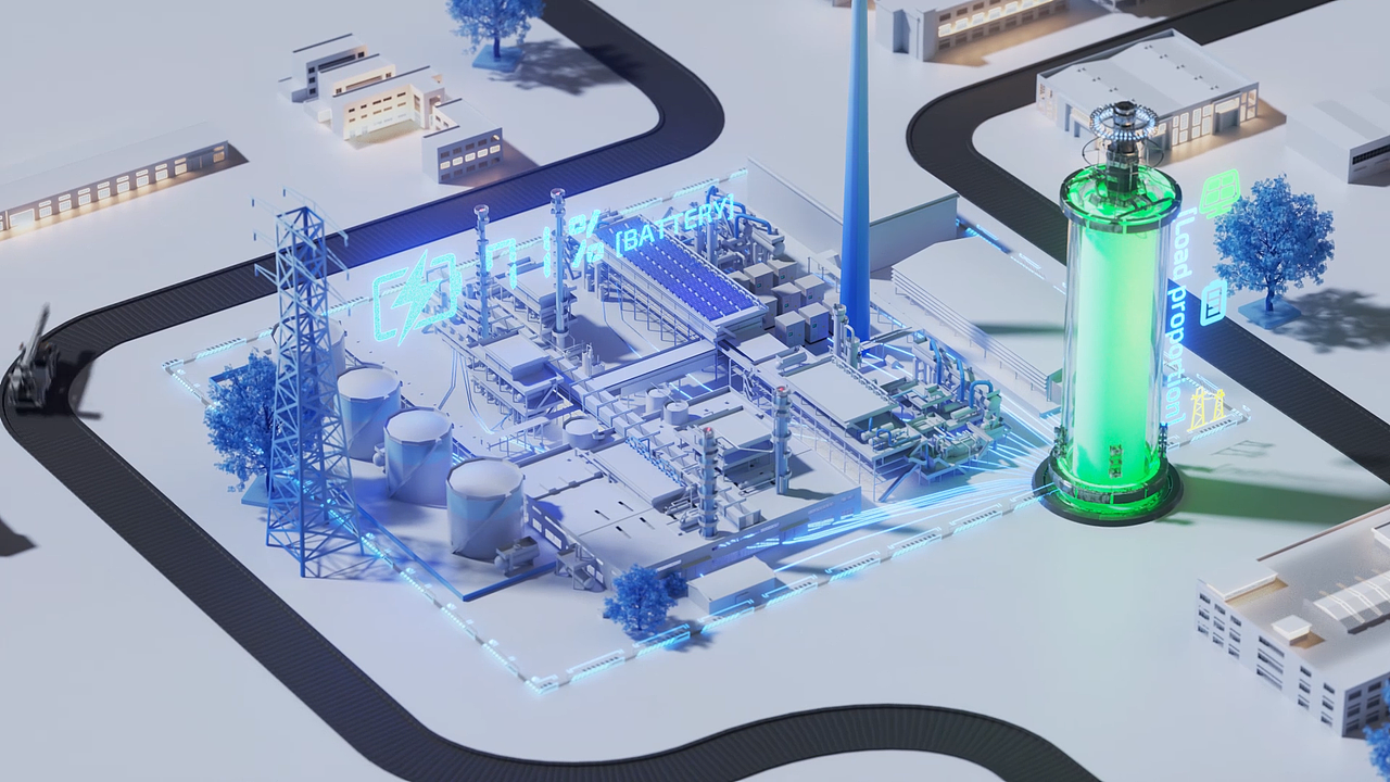 独立个人制作CGI动画工商储高压机架式宣传片