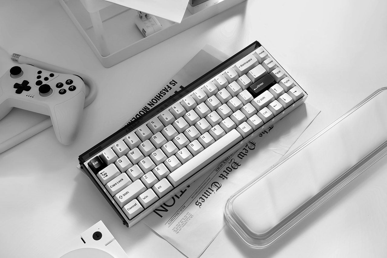 白色键盘随便拍拍