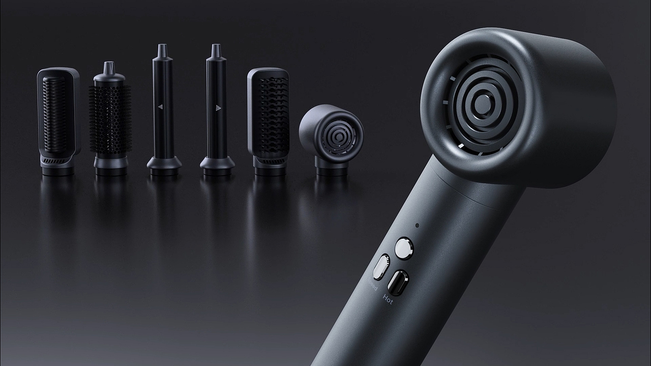 热风梳三维动画（图ZMzc4NjA3NTI4） - 产品 - 站酷设计师Lavelle原创素材 - 站酷ZCOOL