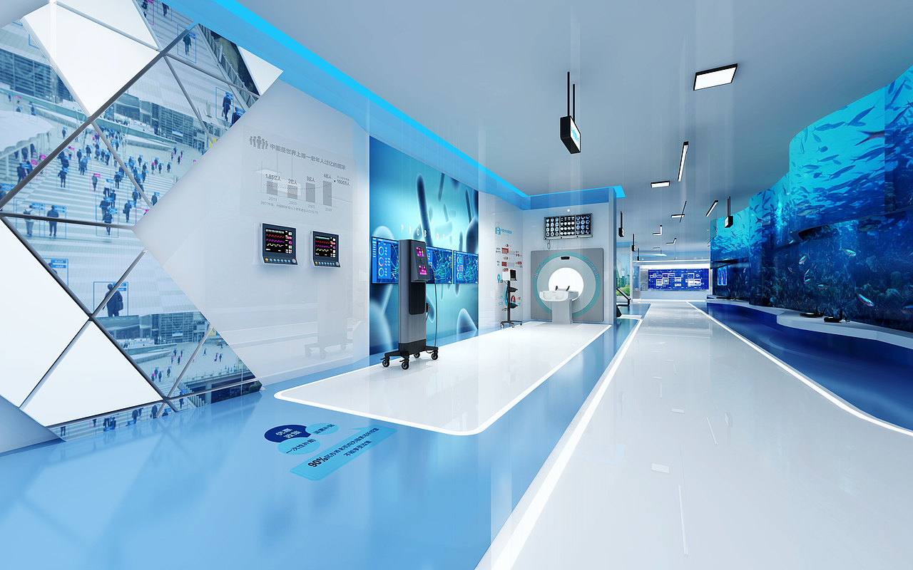 科技展厅空间设计方案（图ZMzc4NjA5OTIw） - 展陈设计 - 站酷设计师杨子龙原创素材 - 站酷ZCOOL