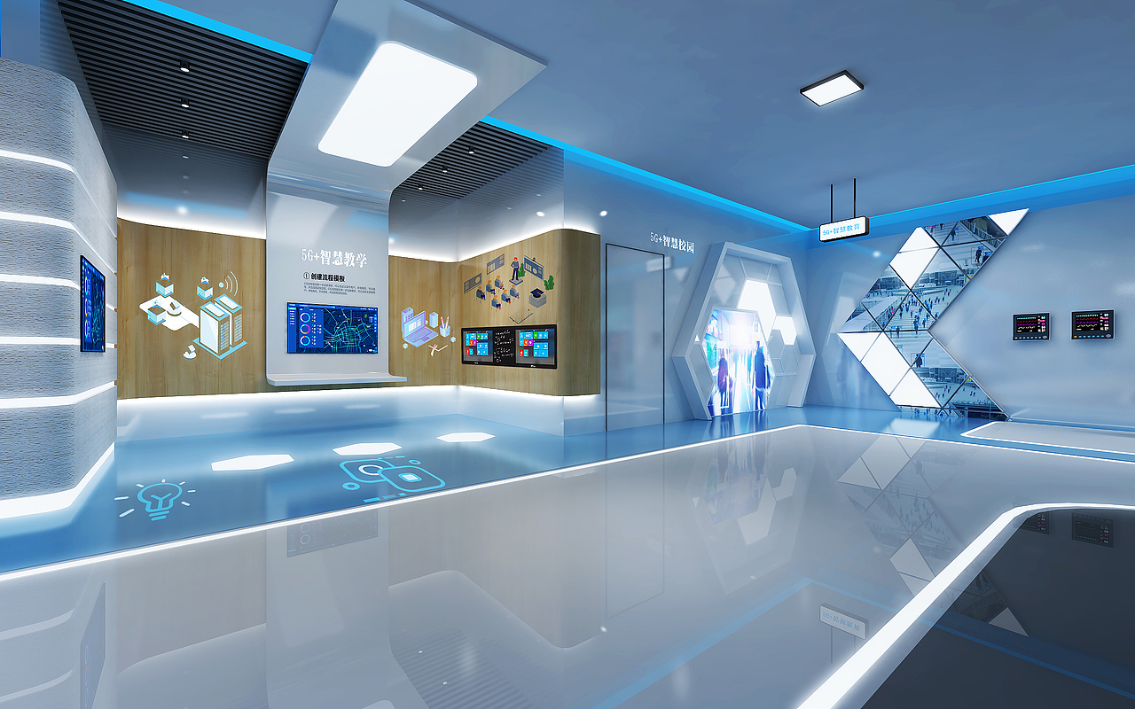 科技展厅空间设计方案（图ZMzc4NjA5OTA4） - 展陈设计 - 站酷设计师杨子龙原创素材 - 站酷ZCOOL