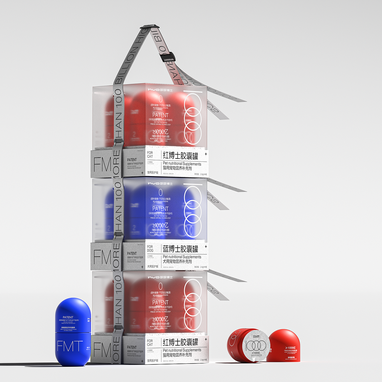 HUO呼呼博士®品牌与包装设计丨宠物益生菌包装设计(图ZMzc4NjEwMDMy) - 包装 - 站酷设计师高松鹤品牌设计原创素材 - 站酷ZCOOL