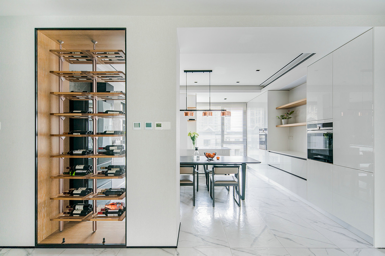 高级灰+原木,极简小公寓就这么设计!