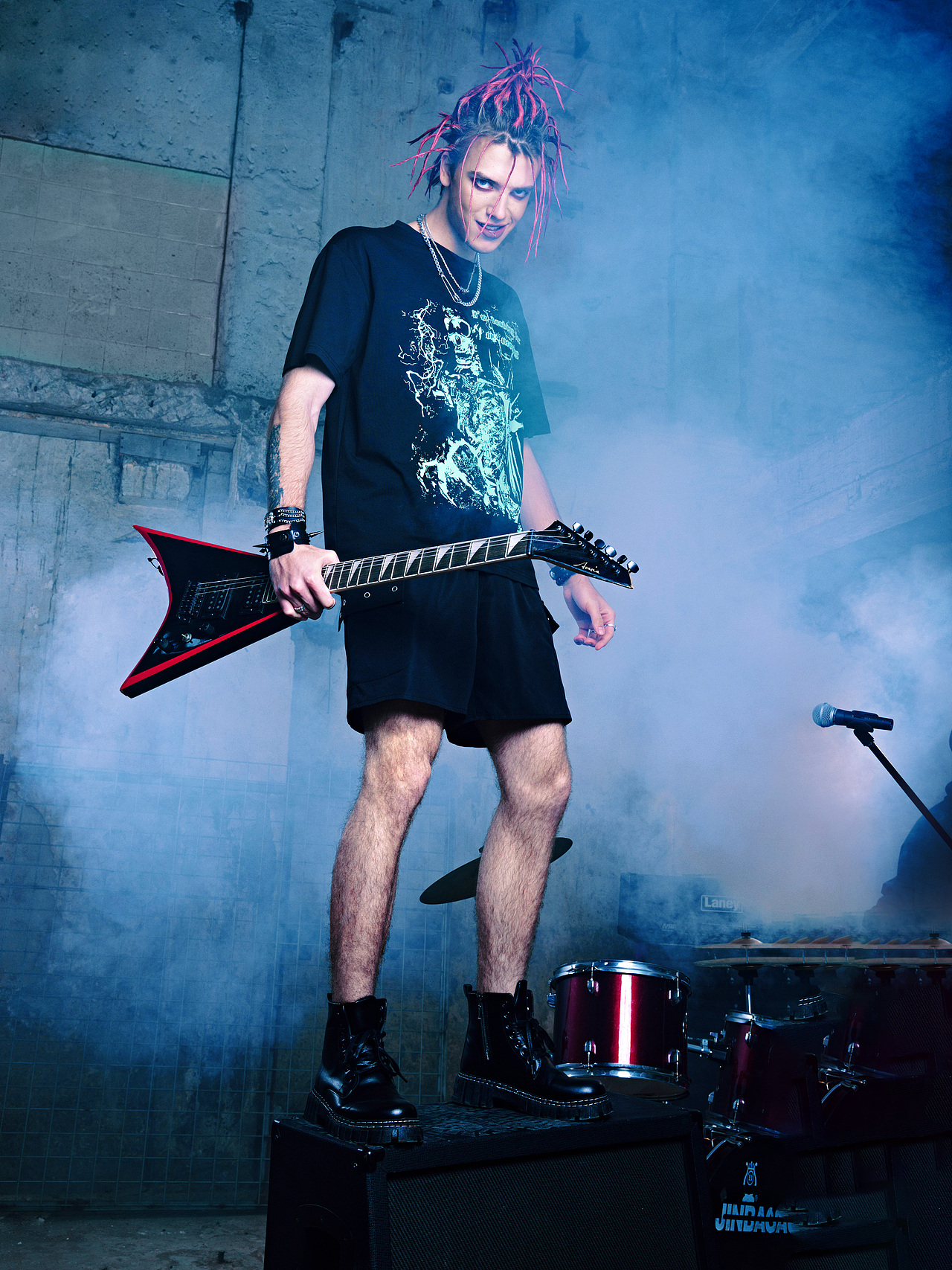 跨境电商拍摄|我们拍摄的朋克摇滚主题平面！