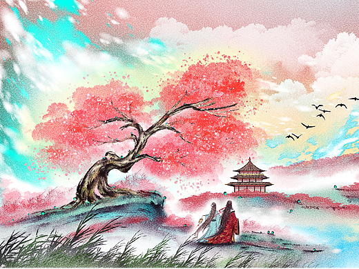 青绿山水