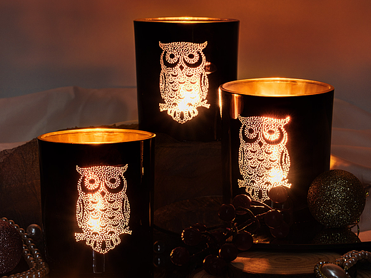 猫头鹰烛台