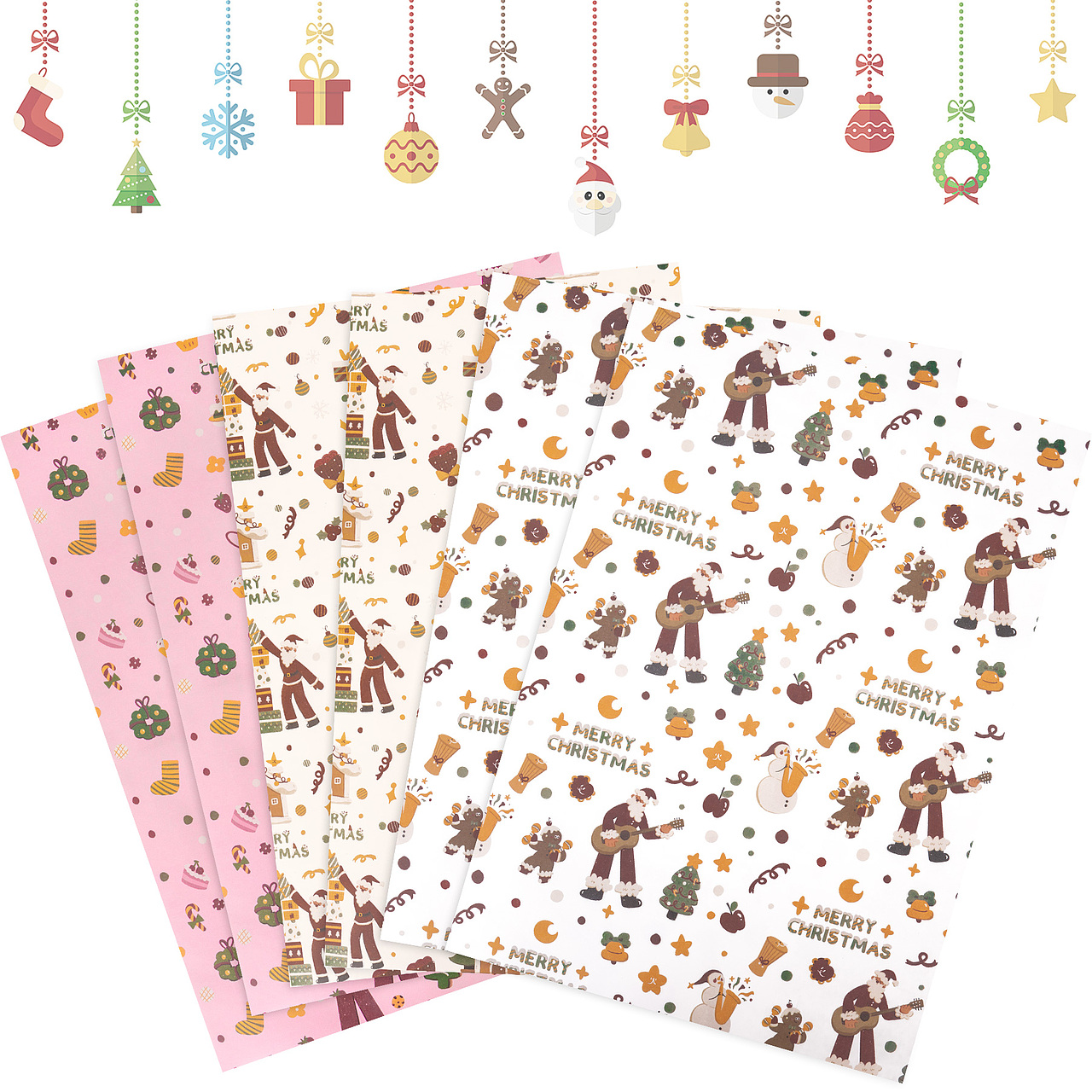 圣诞派对包装纸