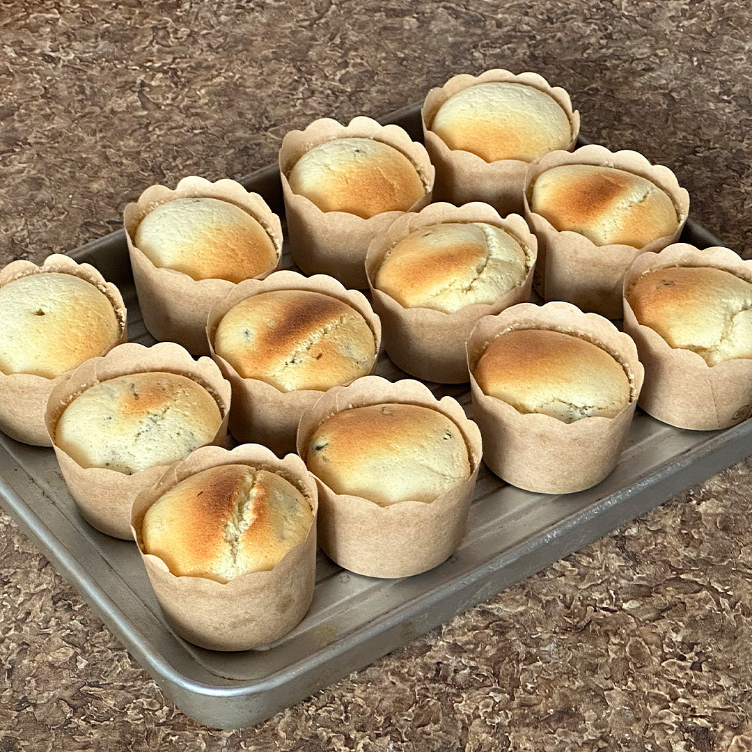 蒲公英纸杯蛋糕