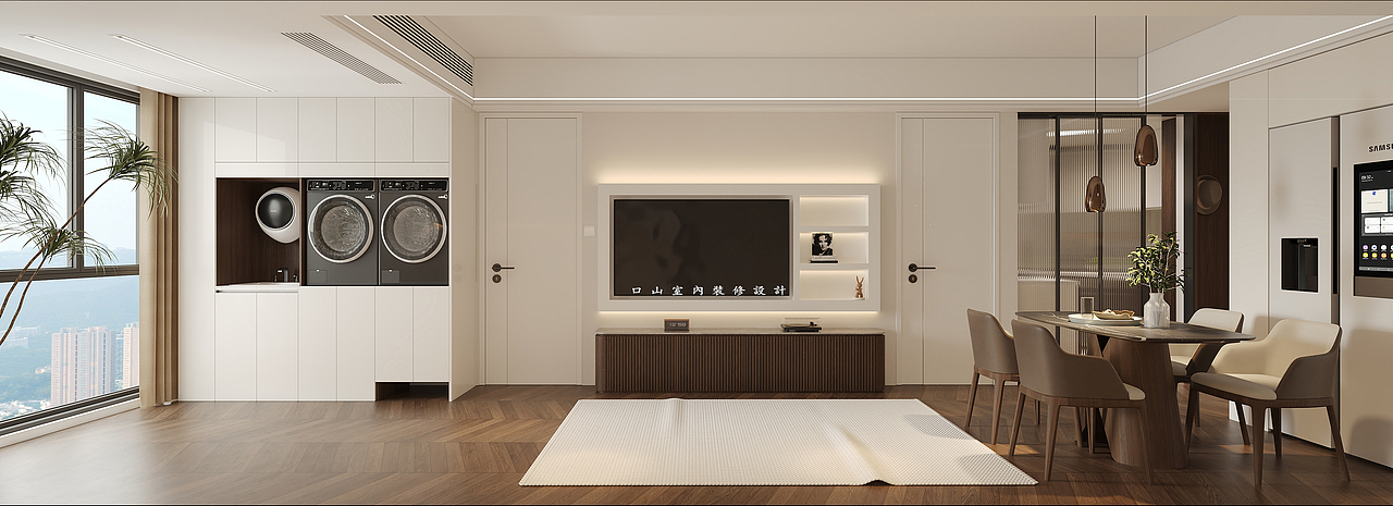 深圳口山设计丨罗湖·独树阳光里，流畅开放的光影空间（图ZMzc4NjQyMDky） - 家装设计 - 站酷设计师深圳口山设计原创素材 - 站酷ZCOOL