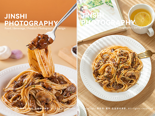 黑胡椒意大利面拍摄/食物造型/宜昌美食摄影/产品拍照