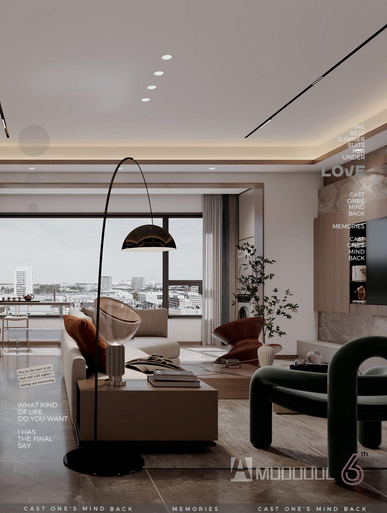 太原金茂府--自然舒适的居住空间（图ZMzc4NjQ0ODcy） - 家装设计 - 站酷设计师太原岸木空间设计原创素材 - 站酷ZCOOL