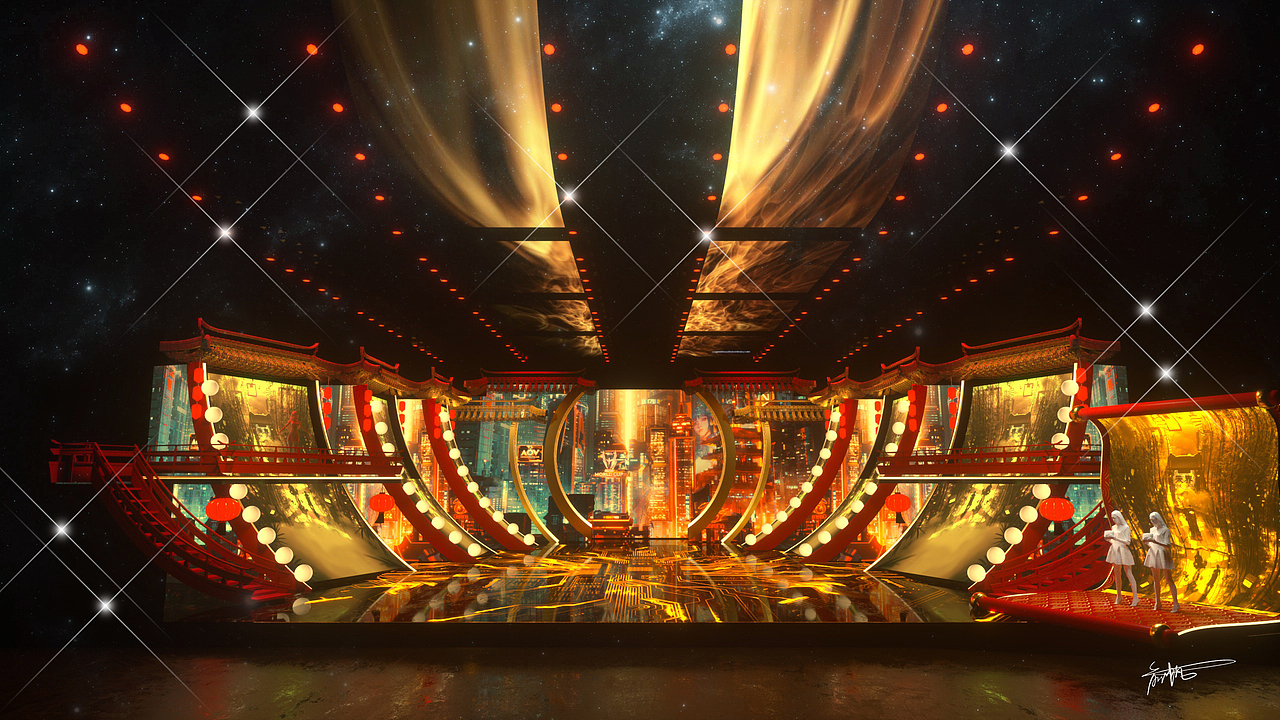 2022年湖南卫视《全球华侨华人春节大联欢》舞美设计