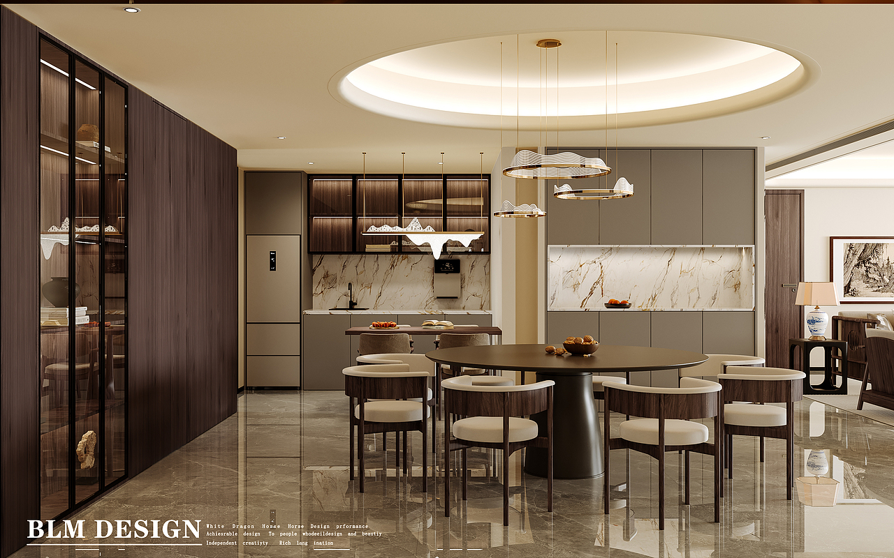 宋式美学家装效果图