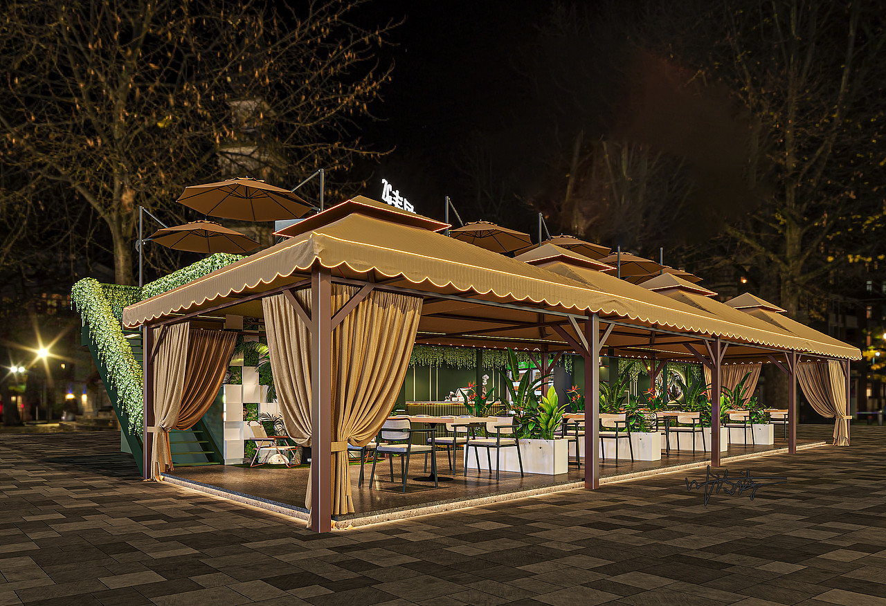 餐饮空间|泰式烤肉店设计