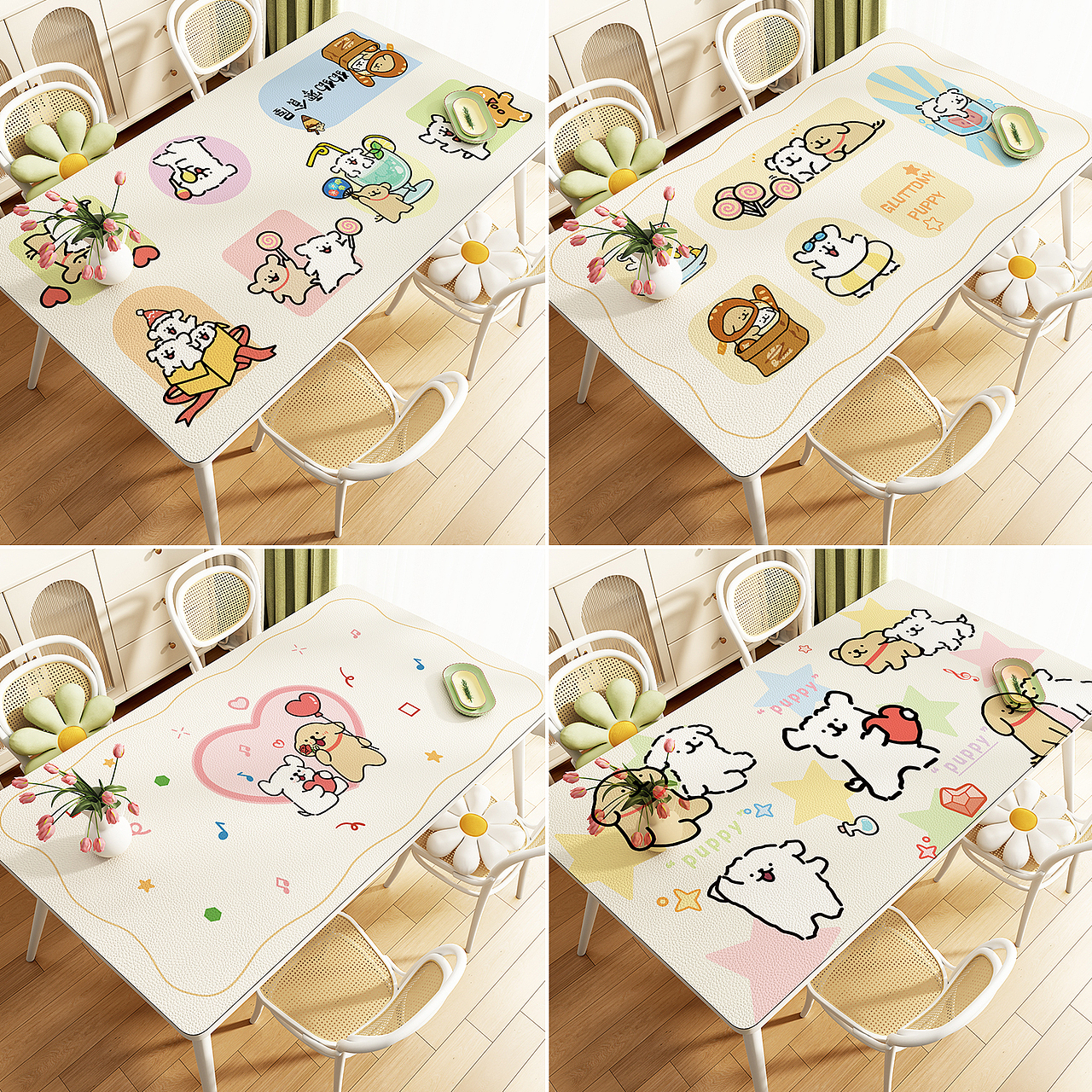 卡通童趣风格桌垫详情主图SKU