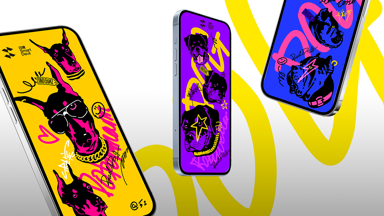 闪魔-三剑客&三贱客狗狗（图ZMzc4Njc3MzMy） - 商业插画 - 站酷设计师妖姐姐姐姐姐原创素材 - 站酷ZCOOL