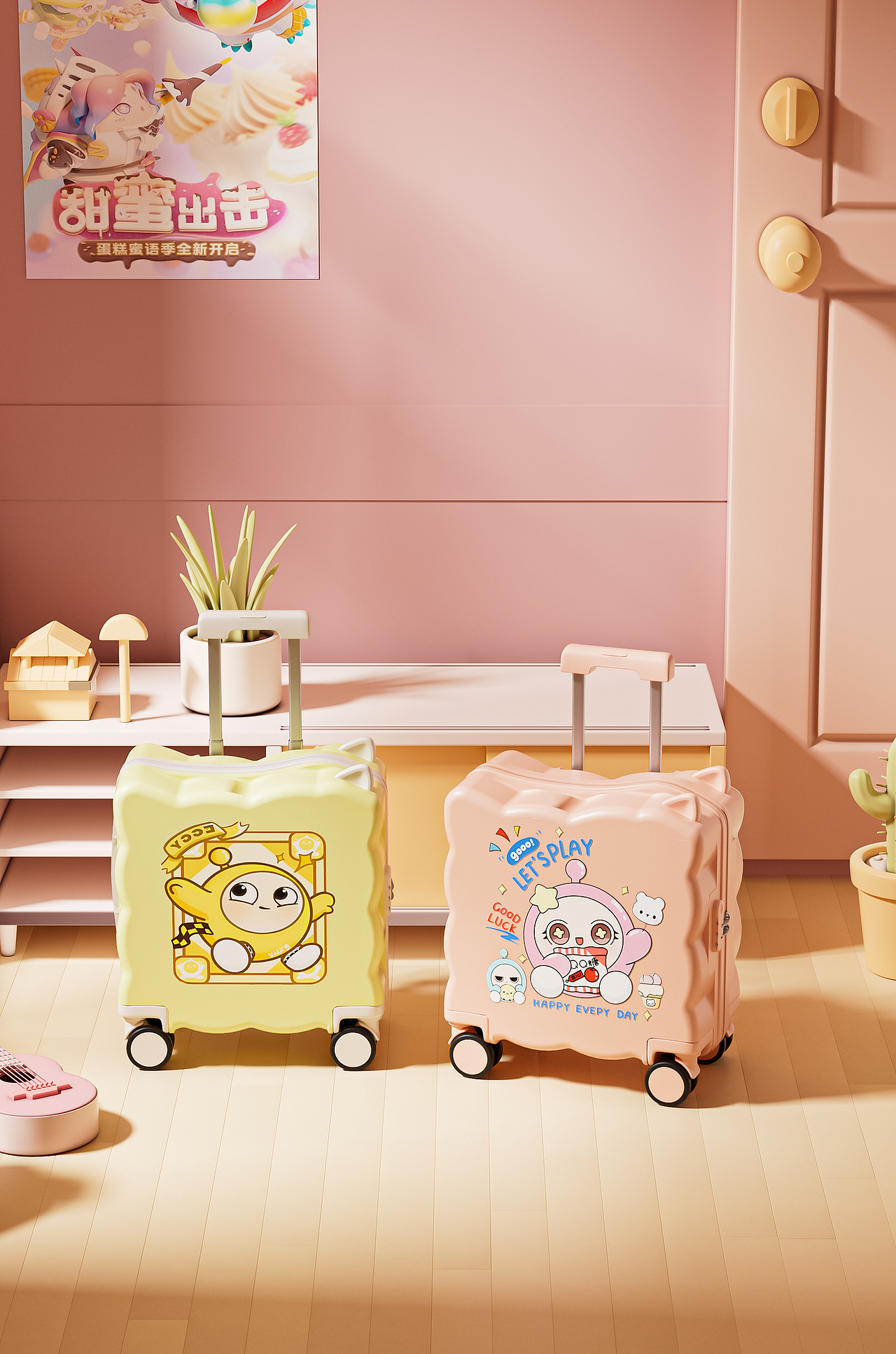 近期电商行李箱渲染工作图（图ZMzc4Njg0MTEy） - 产品 - 站酷设计师清北落榜生原创素材 - 站酷ZCOOL