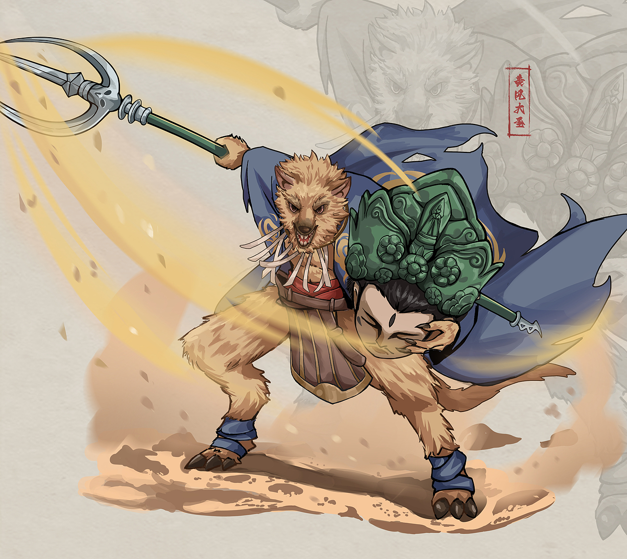 黑神话 黄风大圣（图ZMzc4Njk1OTIw） - 游戏原画 - 站酷设计师蛋黄Fan原创素材 - 站酷ZCOOL