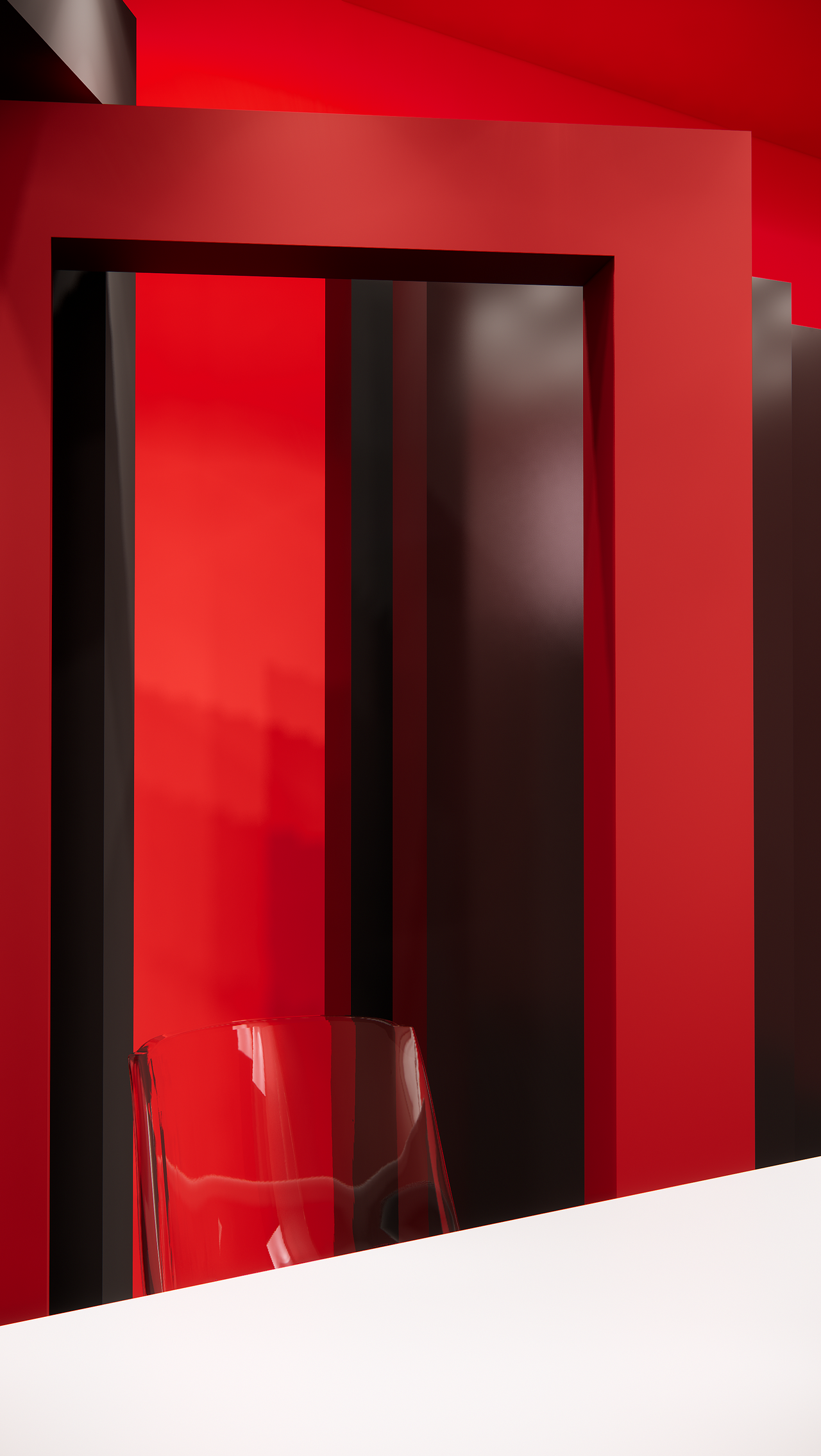 【黑红高级感直播间】