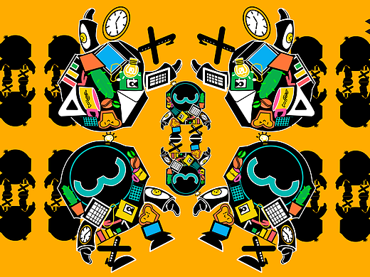 闪魔吉祥物:灵动烟火,融合生活