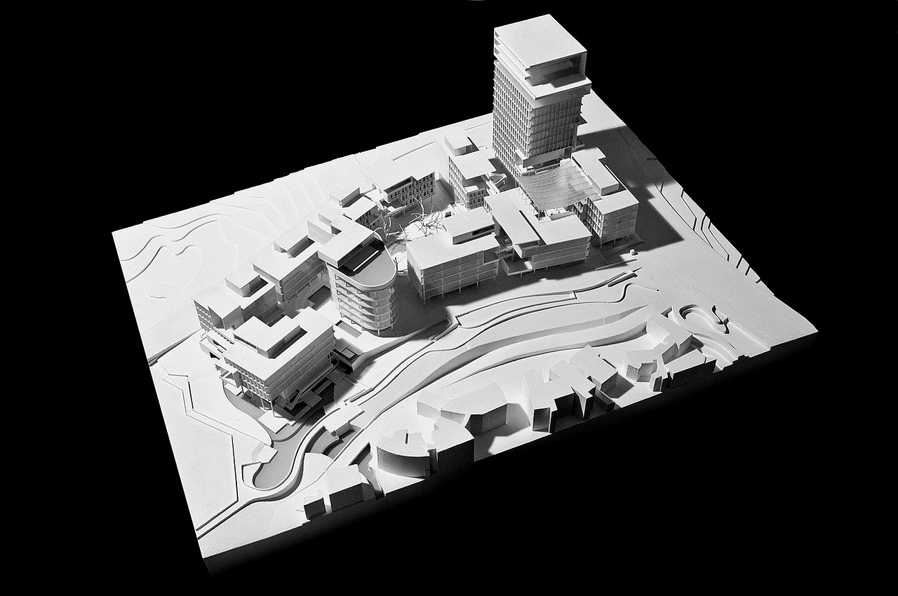 成都麓湖漂浮总部2期SU模型下载