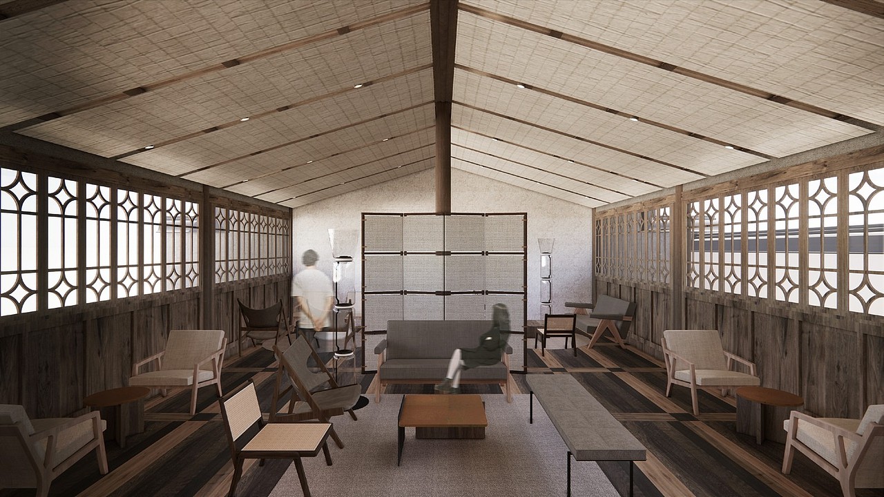 福州烟台山有熊酒店SU模型下载