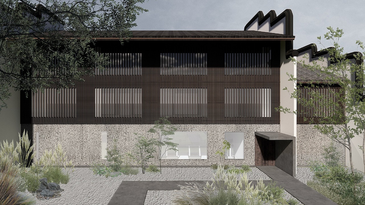 福州烟台山有熊酒店SU模型下载